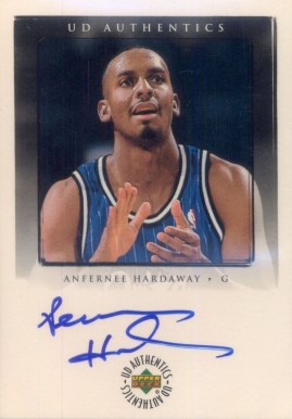 1998 Upper Deck Ionix UD Authentics Anfernee Hardaway #AH Basketball Card