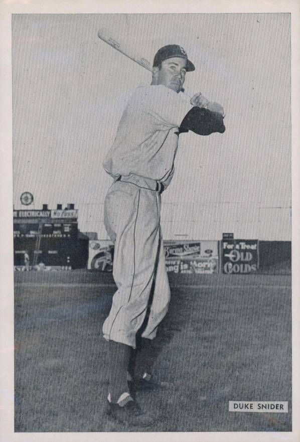 1954 All-Star Photo Pack Duke Snider # Baseball Card