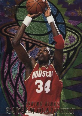 1994 Ultra Scoring Kings Hakeem Olajuwon #4 Basketball Card