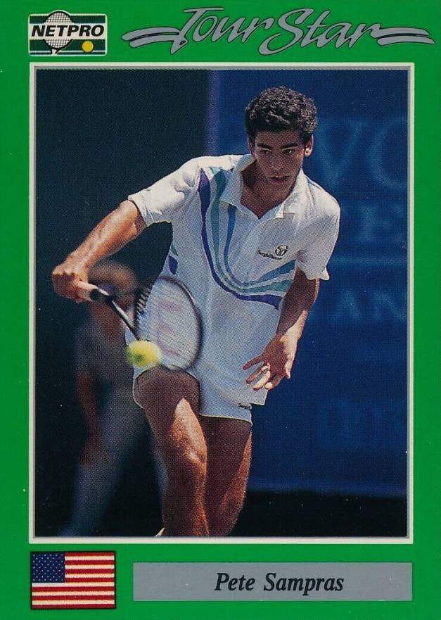 Tennis Cards Sports Mem, Cards & Fan Shop Sports ANDRE AGASSI 1991 ...