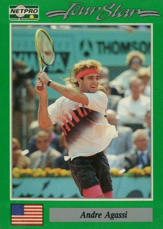 1991 NetPro Tour Stars Andre Agassi #3 Other Sports Card