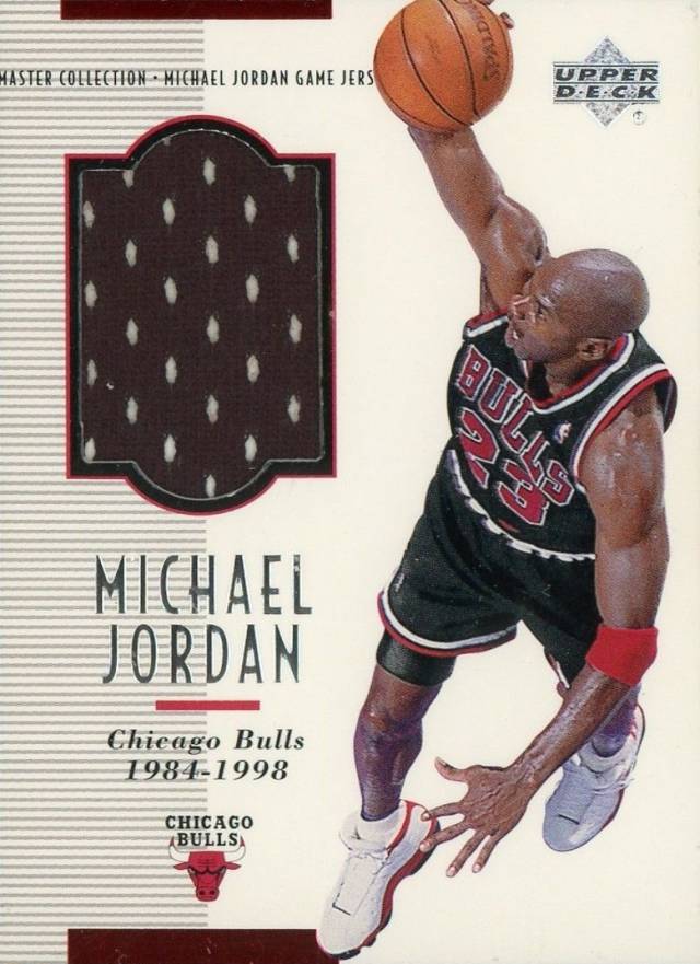 1999 Upper Deck MJ Master Collection Game Jersey Michael Jordan #MJGJ4 Basketball Card
