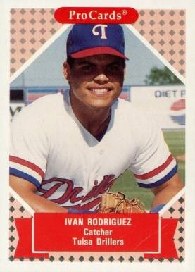 1991 Procards Tomorrows Heroes Ivan Rodriguez #153 Baseball Card