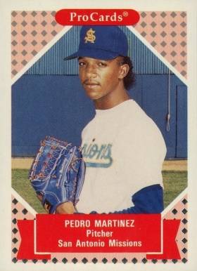 1991 Procards Tomorrows Heroes Pedro Martinez #244 Baseball Card