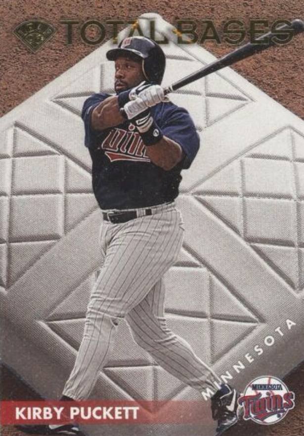 1996 Leaf Total Bases Kirby Puckett #5 Baseball Card
