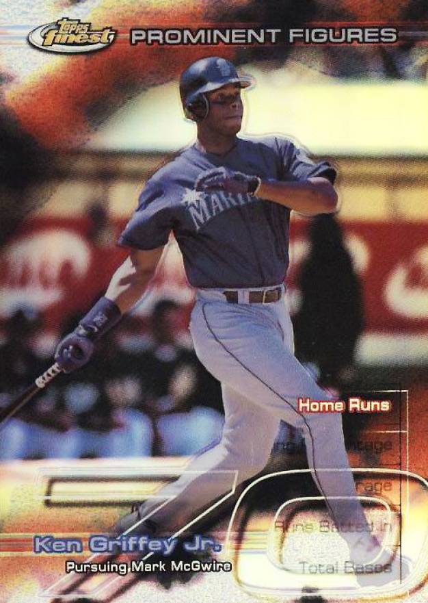 1999 Finest Prominent Figures Ken Griffey Jr. #PF3 Baseball Card