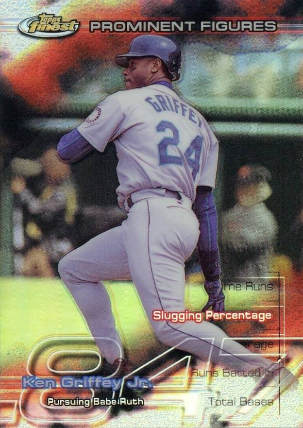 1999 Finest Prominent Figures Ken Griffey Jr. #PF14 Baseball Card