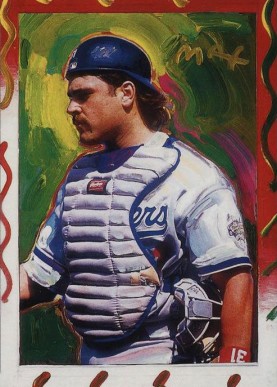 1997 Topps Gallery Peter Max Serigraphs Mike Piazza #PM10 Baseball Card