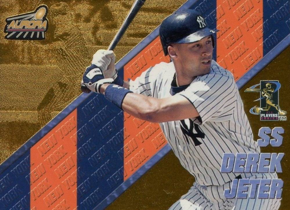1998 Pacific Aurora Pennant Fever Derek Jeter #2 Baseball Card