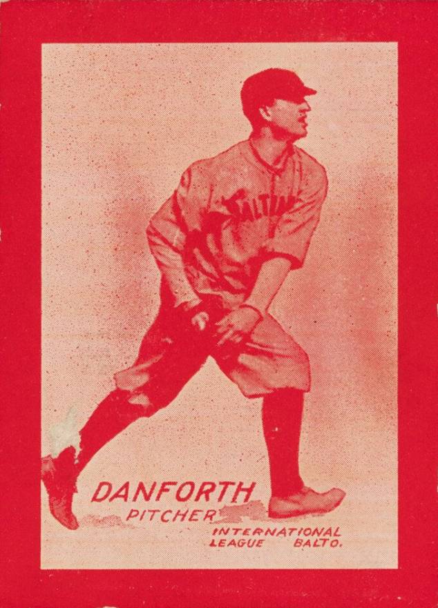 1914 Baltimore News Orioles Dave Danforth # Baseball Card