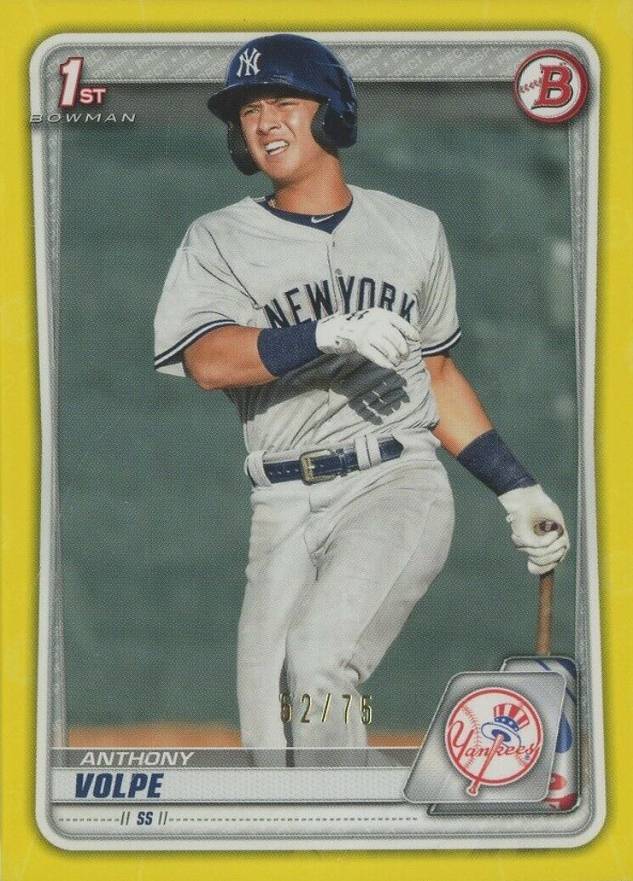 2020 Bowman Paper Prospects Anthony Volpe #BP139 Baseball Card