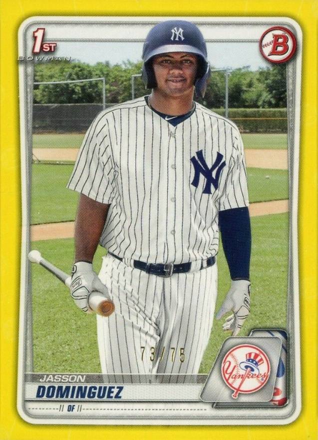 2020 Bowman Paper Prospects Jasson Dominguez #BP8 Baseball Card