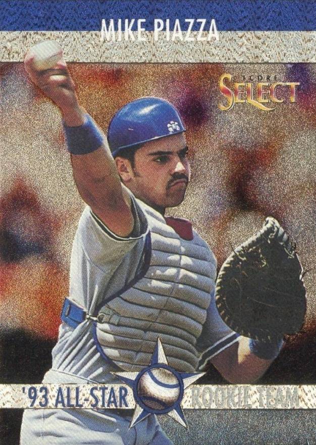1993 Select Rookie/Traded All-Star Rookies Mike Piazza #5 Baseball Card