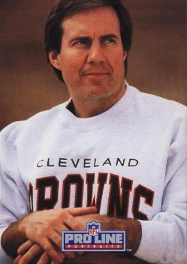 1991 Proline Portraits Bill Belichick #115 Football Card