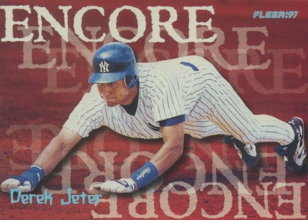 1997 Fleer Tiffany Derek Jeter #703 Baseball Card