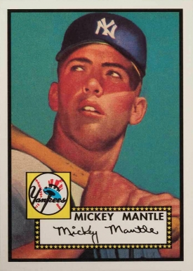 1996 Topps Mantle Redemption 1952 Topps # Baseball Card