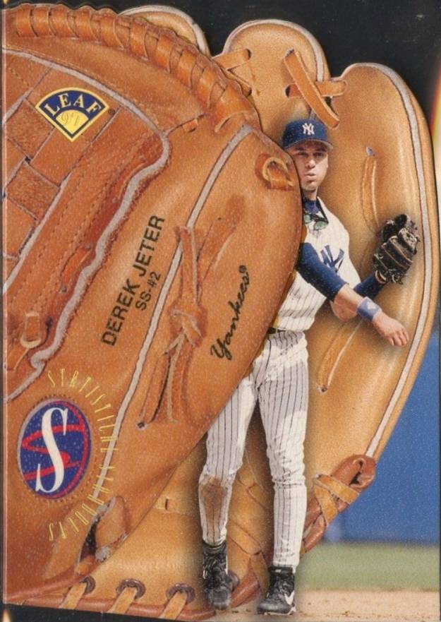 1997 Leaf Statistical Standouts Derek Jeter #12 Baseball Card