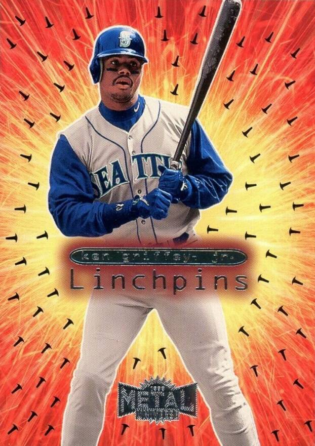 1999 Metal Universe Linchpins Ken Griffey Jr. #4 Baseball Card