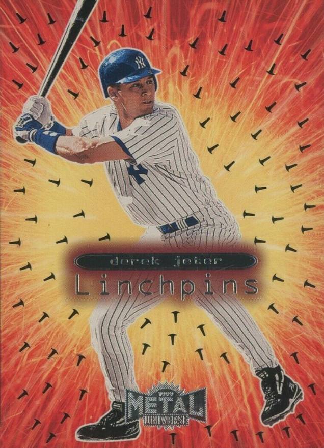 1999 Metal Universe Linchpins Derek Jeter #7 Baseball Card