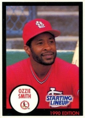 1990 Kenner Starting Lineup  Ozzie Smith # Baseball Card