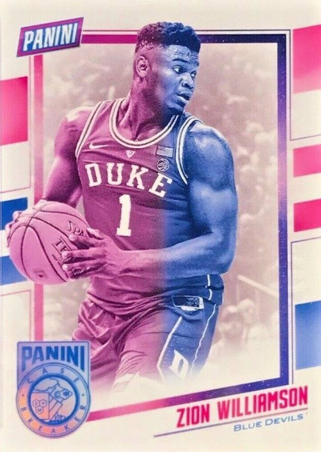 2019 Panini National Convention Case Breakers Prospects Zion Williamson #ZW Basketball Card