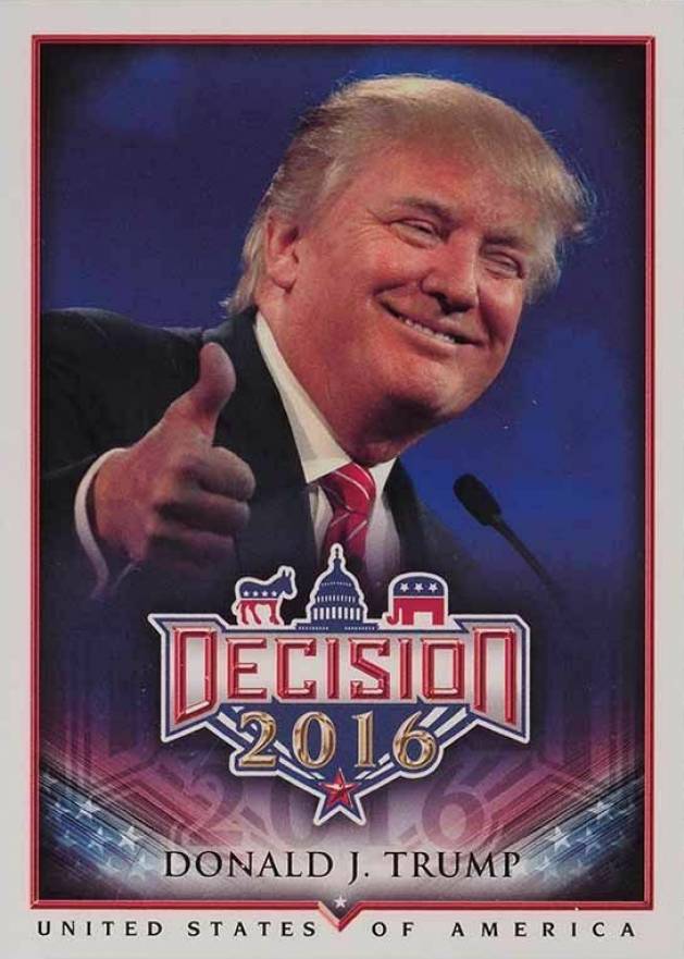 5 cards PRESIDENT DONALD TRUMP 2016  Life & Times official trading card set 