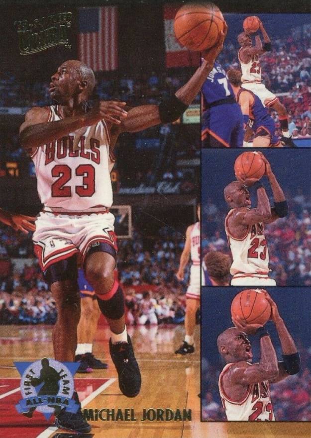 1993 Ultra All-NBA Team Michael Jordan #2 Basketball Card