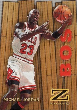 1997 Skybox Z-Force Boss Michael Jordan #10 Basketball Card