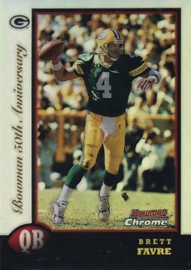 1998 Bowman Chrome Brett Favre #125 Football Card