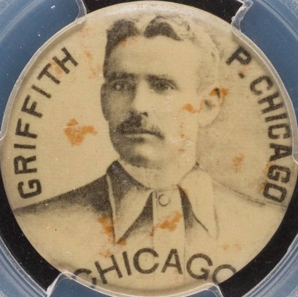 1896 Whitehead & Hoag Clark Griffith # Baseball Card