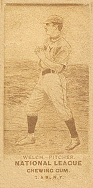 1888 G & B Chewing Gum Mickey Welch # Baseball Card