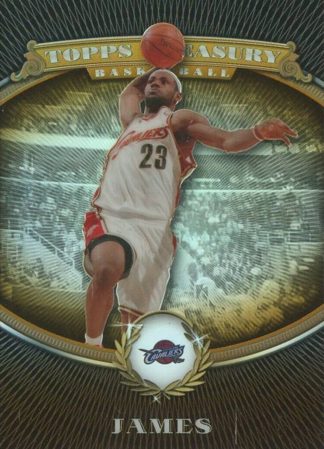 2008 Topps Treasury LeBron James #9 Basketball Card