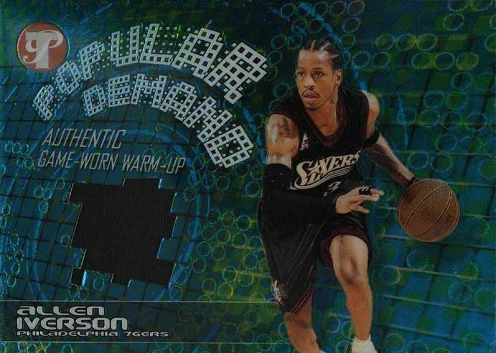 2002 Topps Pristine Popular Demand Allen Iverson #PD-AI Basketball Card