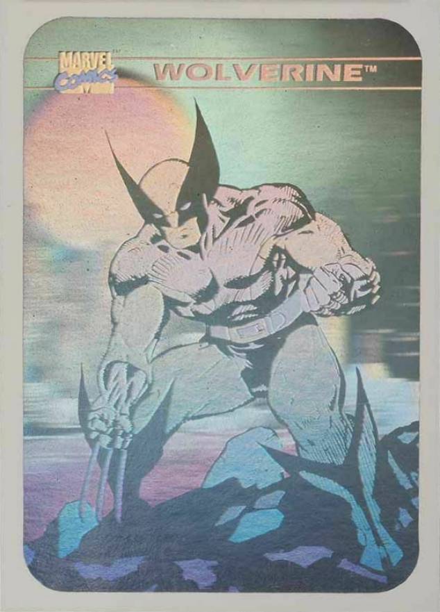 1990 Marvel Universe Hologram Wolverine #MH4 Non-Sports Card