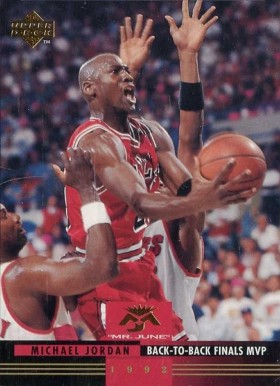 1993 Upper Deck Mr. June Michael Jordan #MJ6 Basketball Card