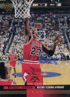 1993 Upper Deck Mr. June Michael Jordan #MJ8 Basketball Card