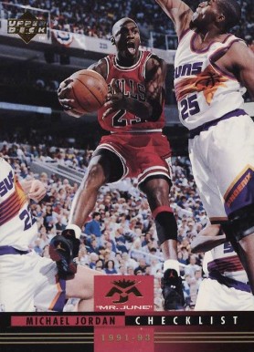 1993 Upper Deck Mr. June Michael Jordan #MJ10 Basketball Card