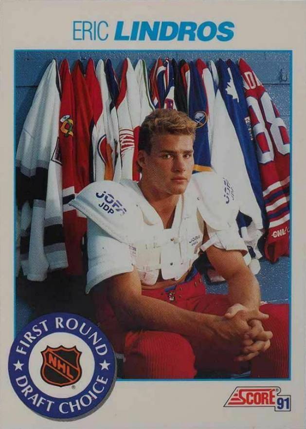 1991 Score American Eric Lindros #356 Hockey Card