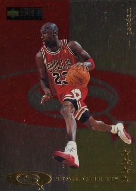 1997 Collector's Choice Starquest Michael Jordan #SQ171 Basketball Card