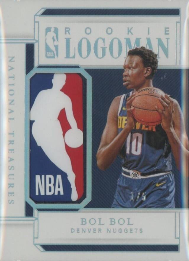 2019 Panini National Treasures Rookie Logoman Bol Bol #BOL Basketball Card
