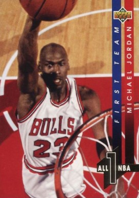 1993 Upper Deck All-NBA Team Michael Jordan #AN4 Basketball Card