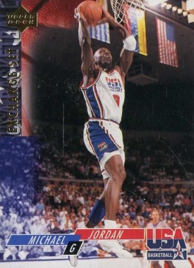1993 Upper Deck SE USA Trade Michael Jordan #USA5 Basketball Card