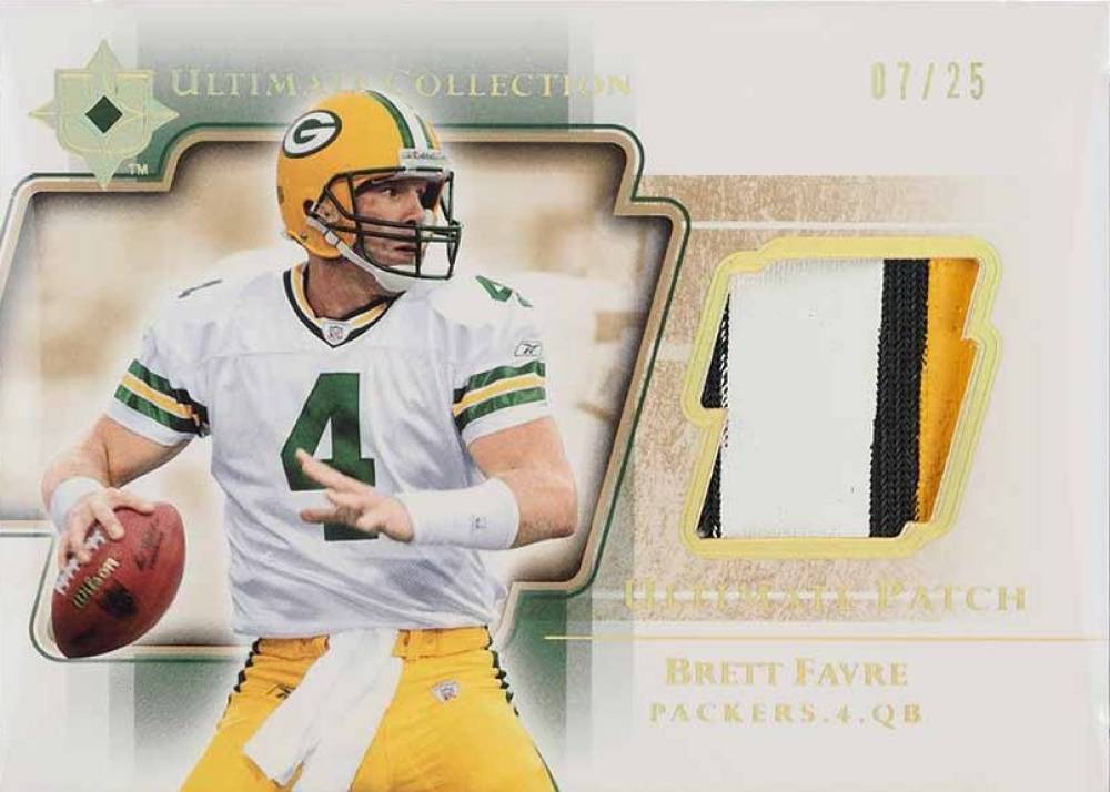 2004 Ultimate Collection Ultimate Patch Brett Favre #UP-BF Football Card