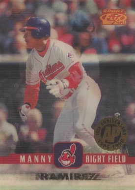 1996 Sportflix Manny Ramirez #30 Baseball Card