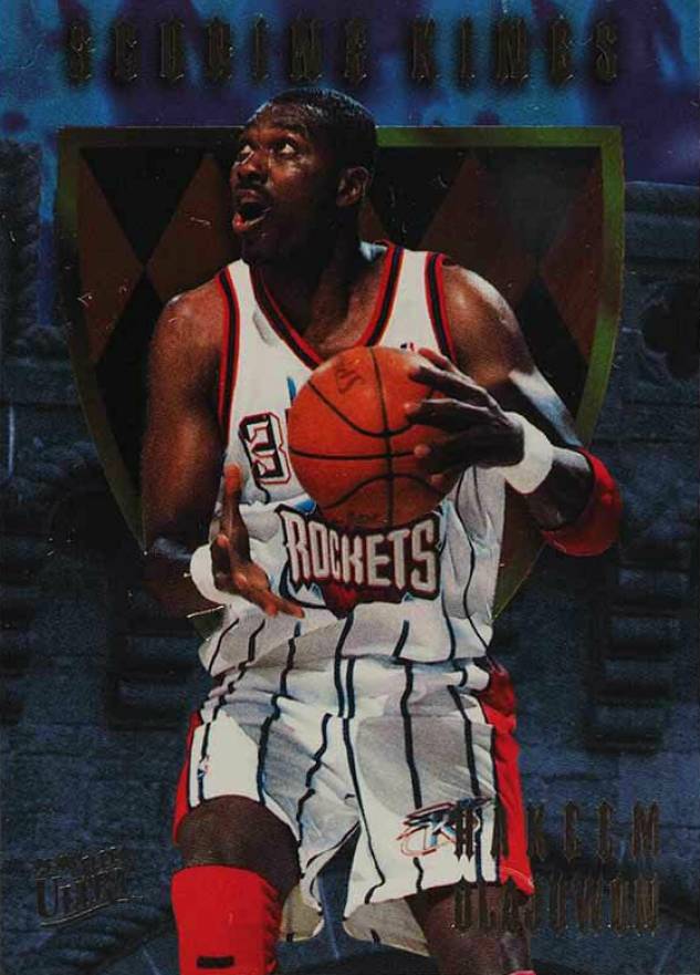 1995 Ultra Scoring Kings Hakeem Olajuwon #7 Basketball Card