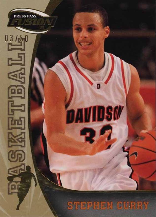 2009 Press Pass Fusion Stephen Curry #18 Basketball Card