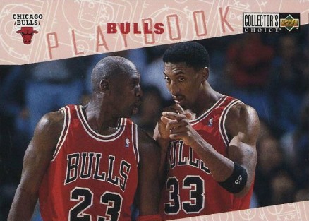 1996 Collector's Choice Michael Jordan/Scottie Pippen #370 Basketball Card