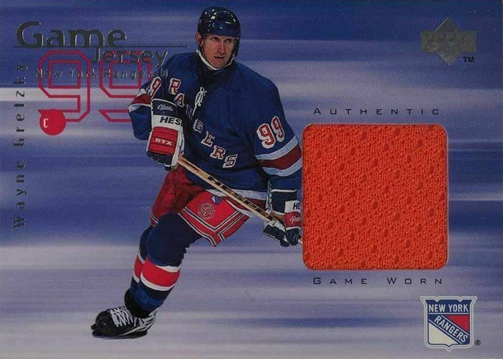 1998 Upper Deck Game Jersey  Wayne Gretzky #GJ1 Hockey Card
