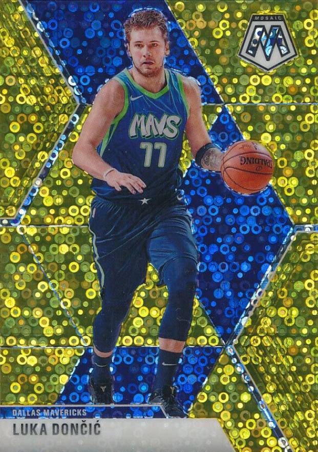 2019 Panini Mosaic Luka Doncic #44 Basketball Card