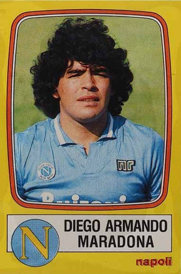 1985 Panini Calciatori Diego Maradona #176 Soccer Card